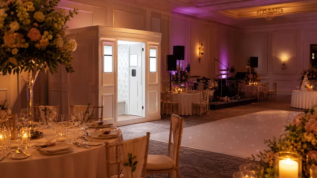 Magic Mirror at a wedding reception
